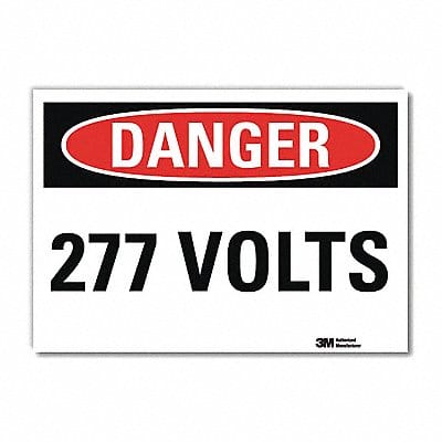 Danger Sign 7inx10in Reflective Sheeting