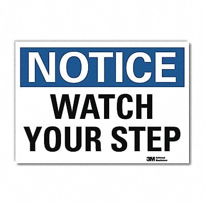 Notice Sign 7inx10in Reflective Sheeting