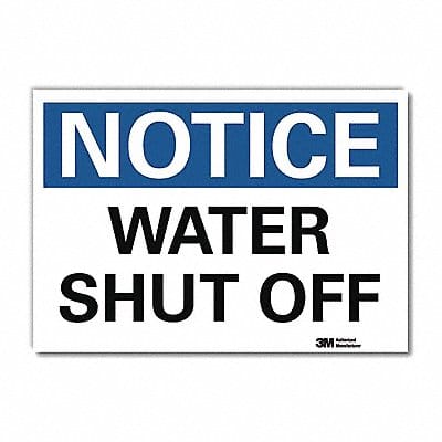 Notice Sign 7inx10in Reflective Sheeting