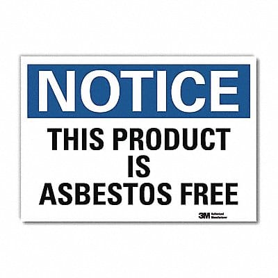 Notice Sign 10 in x 14 in Rflct Sheeting