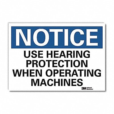 Notice Sign 5inx7in Reflective Sheeting