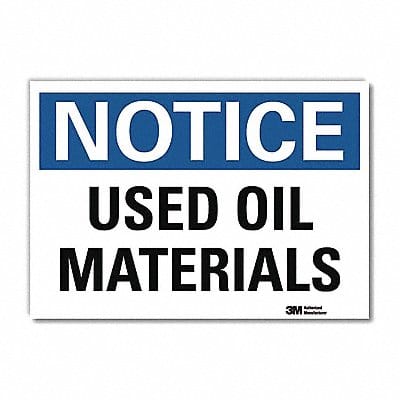 Notice Sign 5inx7in Reflective Sheeting