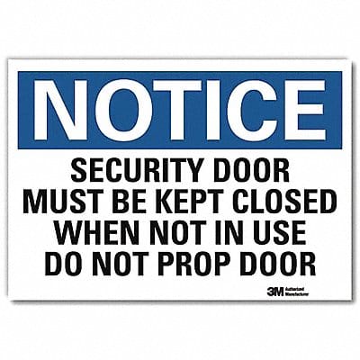 Notice Sign 5inx7in Reflective Sheeting