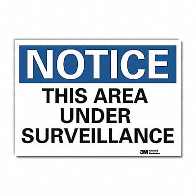 Notice Sign 10x14in Reflective Sheeting