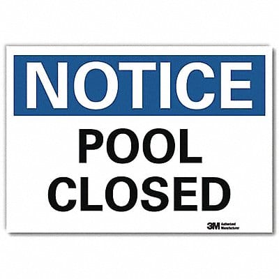 Notice Sign 10inx14in Reflctv Sheeting