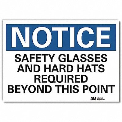 Notice Sign 10inx14in Reflctv Sheeting