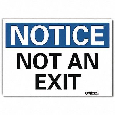 Notice Sign 5inx7in Reflective Sheeting