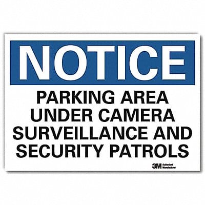Notice Sign 5inx7in Reflective Sheeting