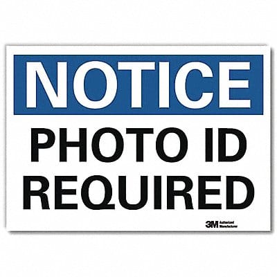 Notice Sign 5inx7in Reflective Sheeting
