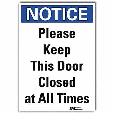 Notice Sign 7inx5in Reflective Sheeting