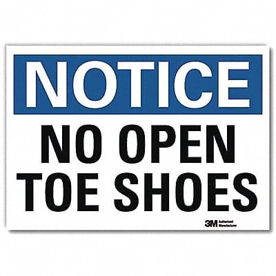Notice Sign 7inx10in Reflective Sheeting