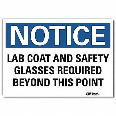 Notice Sign 5inx7in Reflective Sheeting
