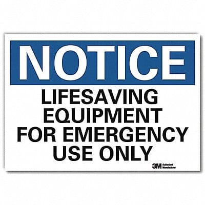 Notice Sign 5inx7in Reflective Sheeting