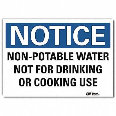 Notice Sign 10inx14in Reflctv Sheeting