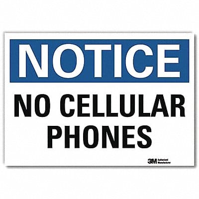 Notice Sign 7inx10in Reflective Sheeting