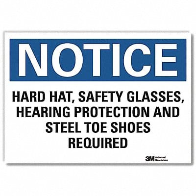 Notice Sign 7inx10in Reflective Sheeting