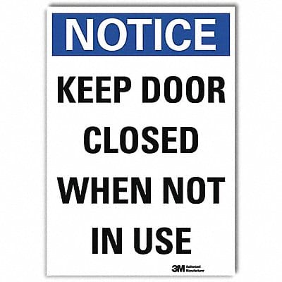 Notice Sign 7inx5in Reflective Sheeting