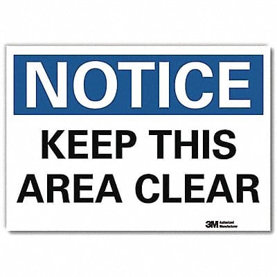 Notice Sign 10x14in Reflective Sheeting Notice Sign 10x14in Reflective Sheeting