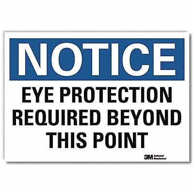 Notice Sign 7inx10in Reflective Sheeting