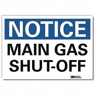 Notice Sign 7inx10in Reflective Sheeting