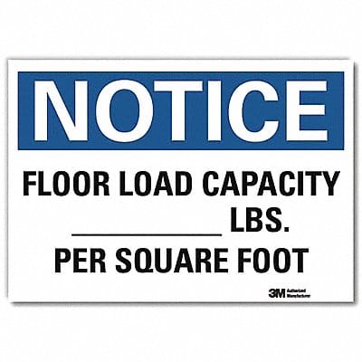 Notice Sign 5inx7in Reflective Sheeting