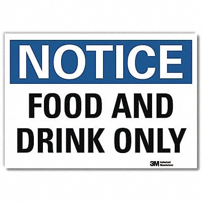 Notice Sign 7inx10in Reflective Sheeting