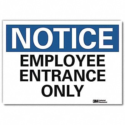 Notice Sign 10inx14in Reflctv Sheeting