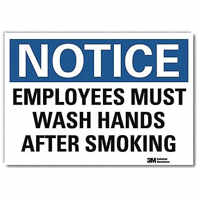 Notice Sign 10x14in Reflective Sheeting