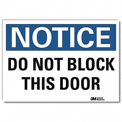 Notice Sign 10x14in Reflective Sheeting