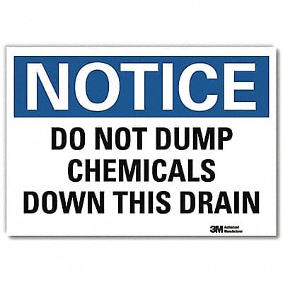 Notice Sign 7inx10in Reflective Sheeting