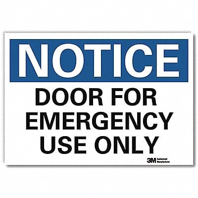 Notice Sign 10x14in Reflective Sheeting