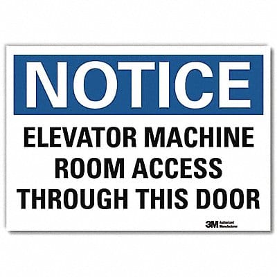 Notice Sign 10inx14in Reflctv Sheeting