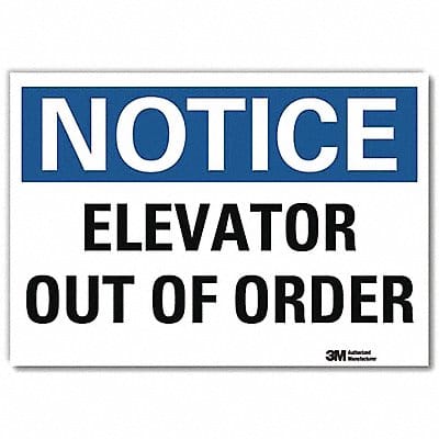 Notice Sign 5inx7in Reflective Sheeting