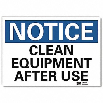 Notice Sign 5inx7in Reflective Sheeting