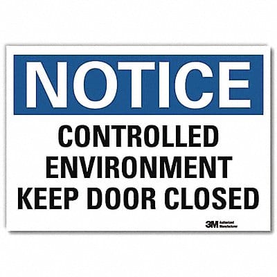 Notice Sign 5inx7in Reflective Sheeting