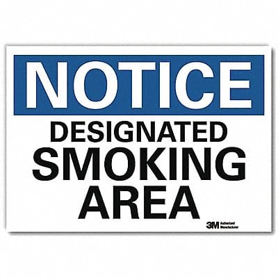 Notice Sign 7inx10in Reflective Sheeting
