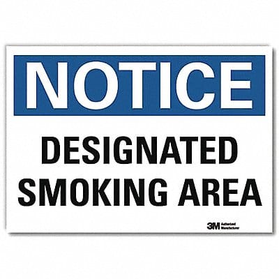 Notice Sign 5inx7in Reflective Sheeting