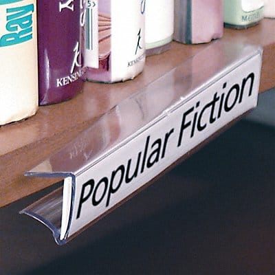 Shelf Clip Label Holder 7/8INX6IN PK10
