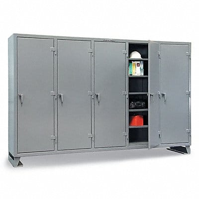 Storage Cabinet 78 x98 x24 Gray 20Shlv