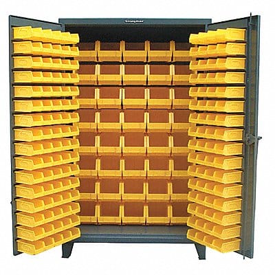 Bin Cabinet 78 x36 x24 Dark Gray 0Bns