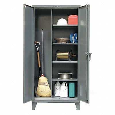 Strg Cab 78 x72 x24 DrkGry 4Shlv