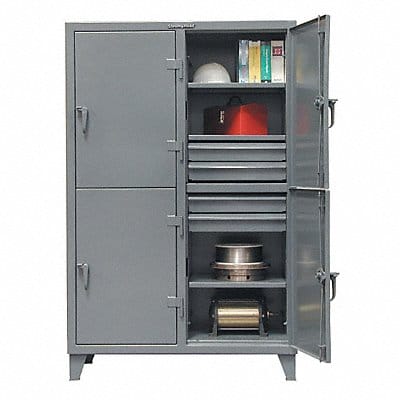 Lckr 2x5Lckr Drk Gry 72 x122 x24 Assm