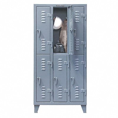Lckr 2x5Lckr Drk Gry 78 x122 x18 Assm