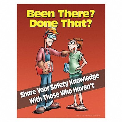 Safety Poster 22 in x 17 in Paper