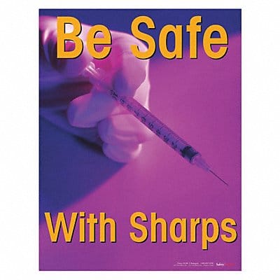Safety Poster 22 in x 17 in Paper