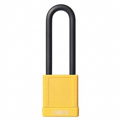 Lockout Padlock KA Yellow 1-3/4 H