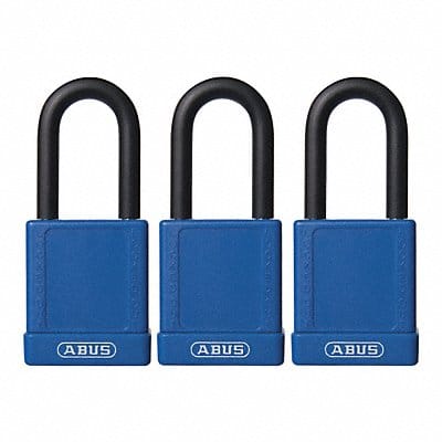 Lockout Padlock KA Blue 1-3/4 H PK3