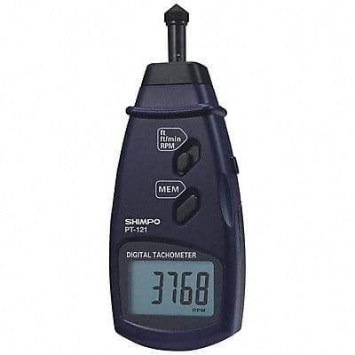 Tachometer 0.5 to 19 999 RPM Range