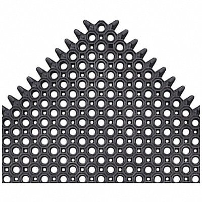 Entrance Mat Black Interlocking Edges