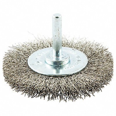 Wire Wheel Brush Shank Mount 3/4 L Trim